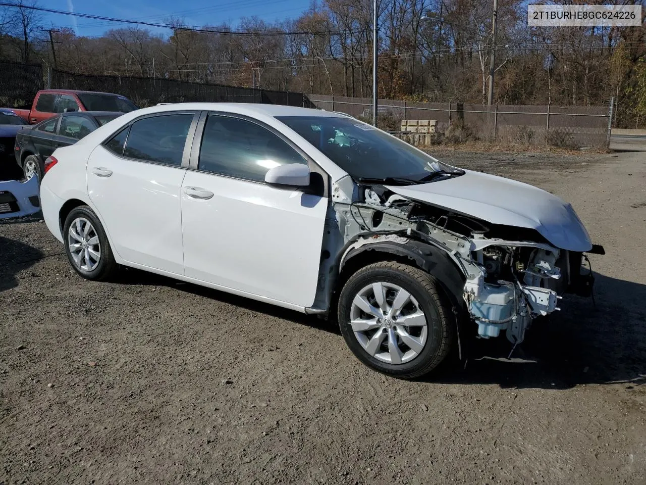 2016 Toyota Corolla L VIN: 2T1BURHE8GC624226 Lot: 79939104