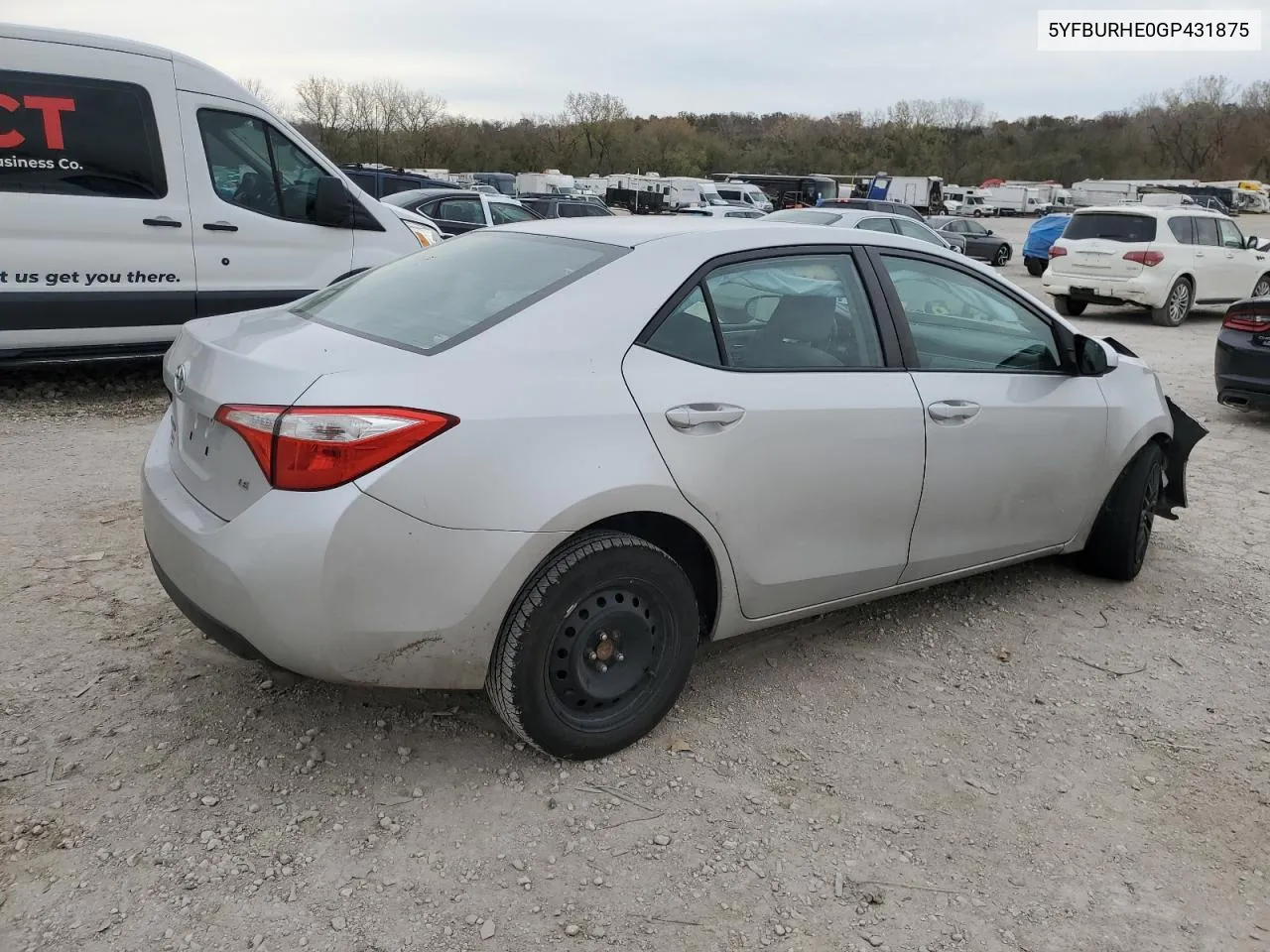 2016 Toyota Corolla L VIN: 5YFBURHE0GP431875 Lot: 80071664