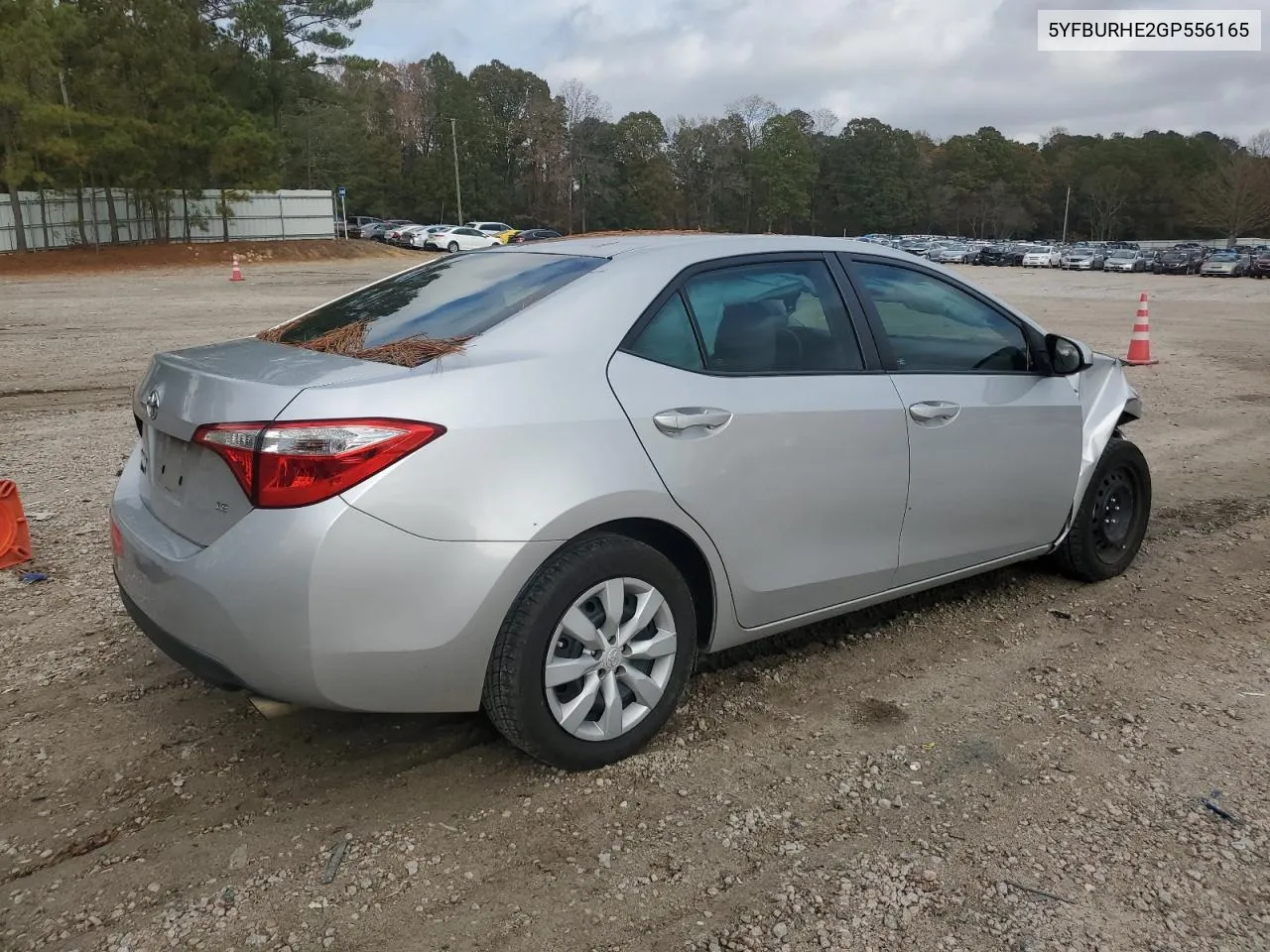 2016 Toyota Corolla L VIN: 5YFBURHE2GP556165 Lot: 80078054