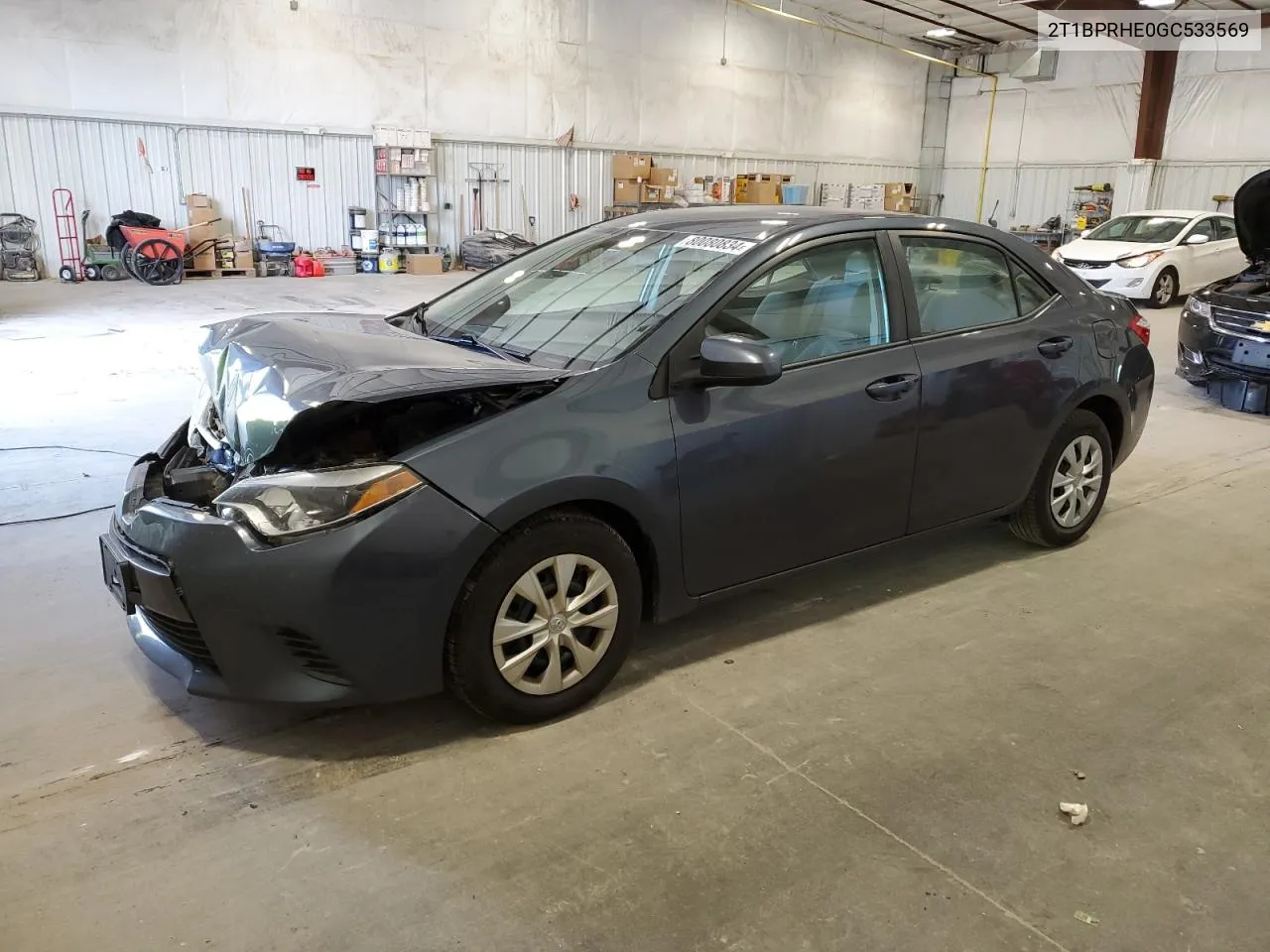 2016 Toyota Corolla Eco VIN: 2T1BPRHE0GC533569 Lot: 80080834