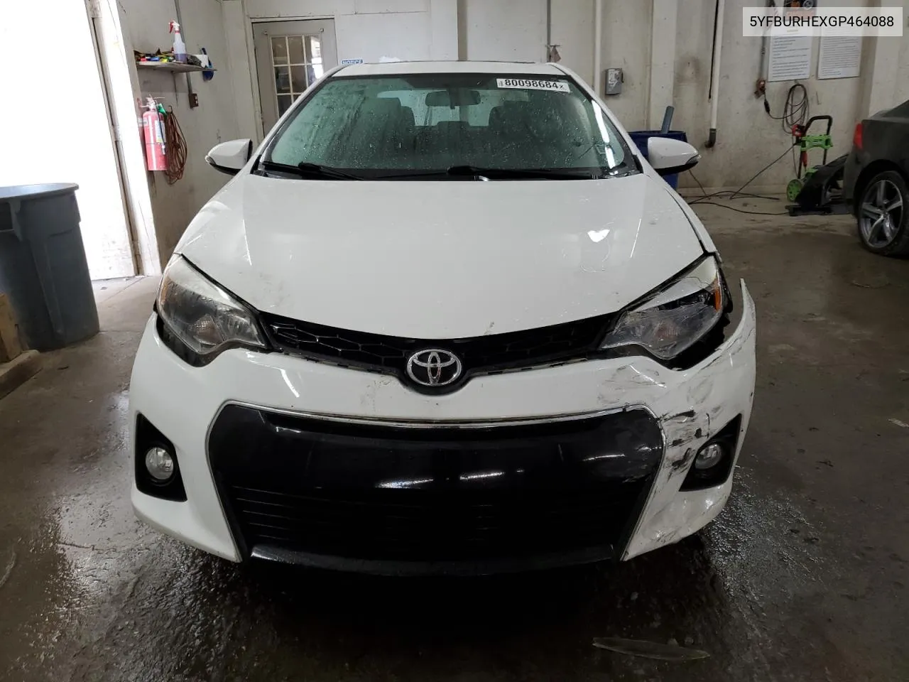 2016 Toyota Corolla L VIN: 5YFBURHEXGP464088 Lot: 80098684