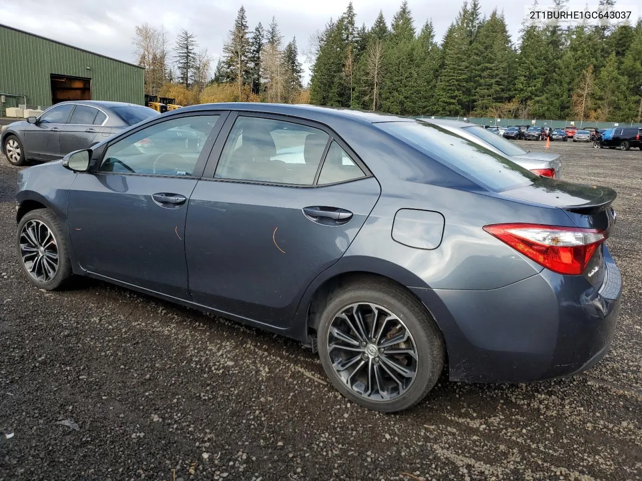 2016 Toyota Corolla L VIN: 2T1BURHE1GC643037 Lot: 80155704