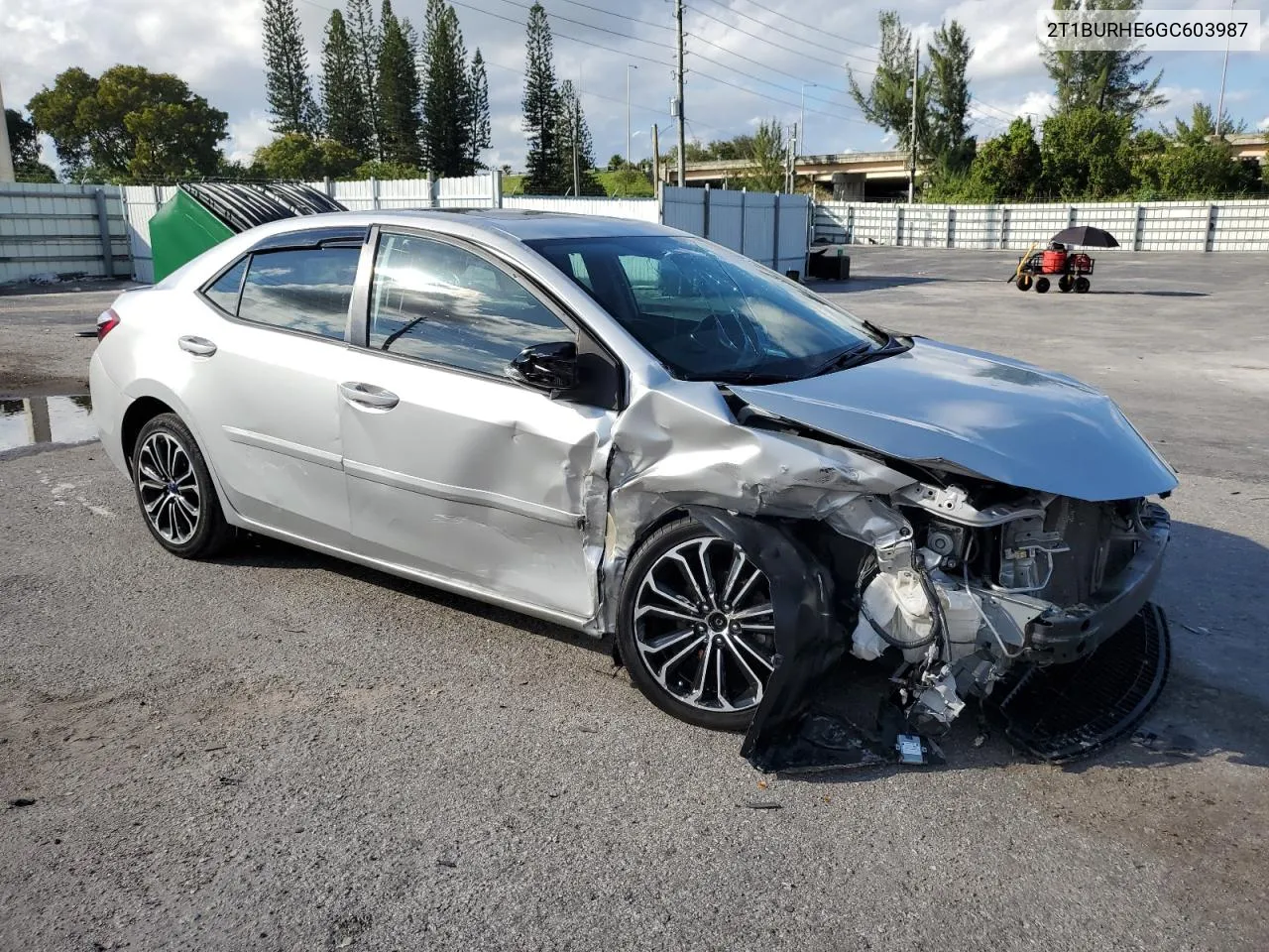 2016 Toyota Corolla L VIN: 2T1BURHE6GC603987 Lot: 80219904