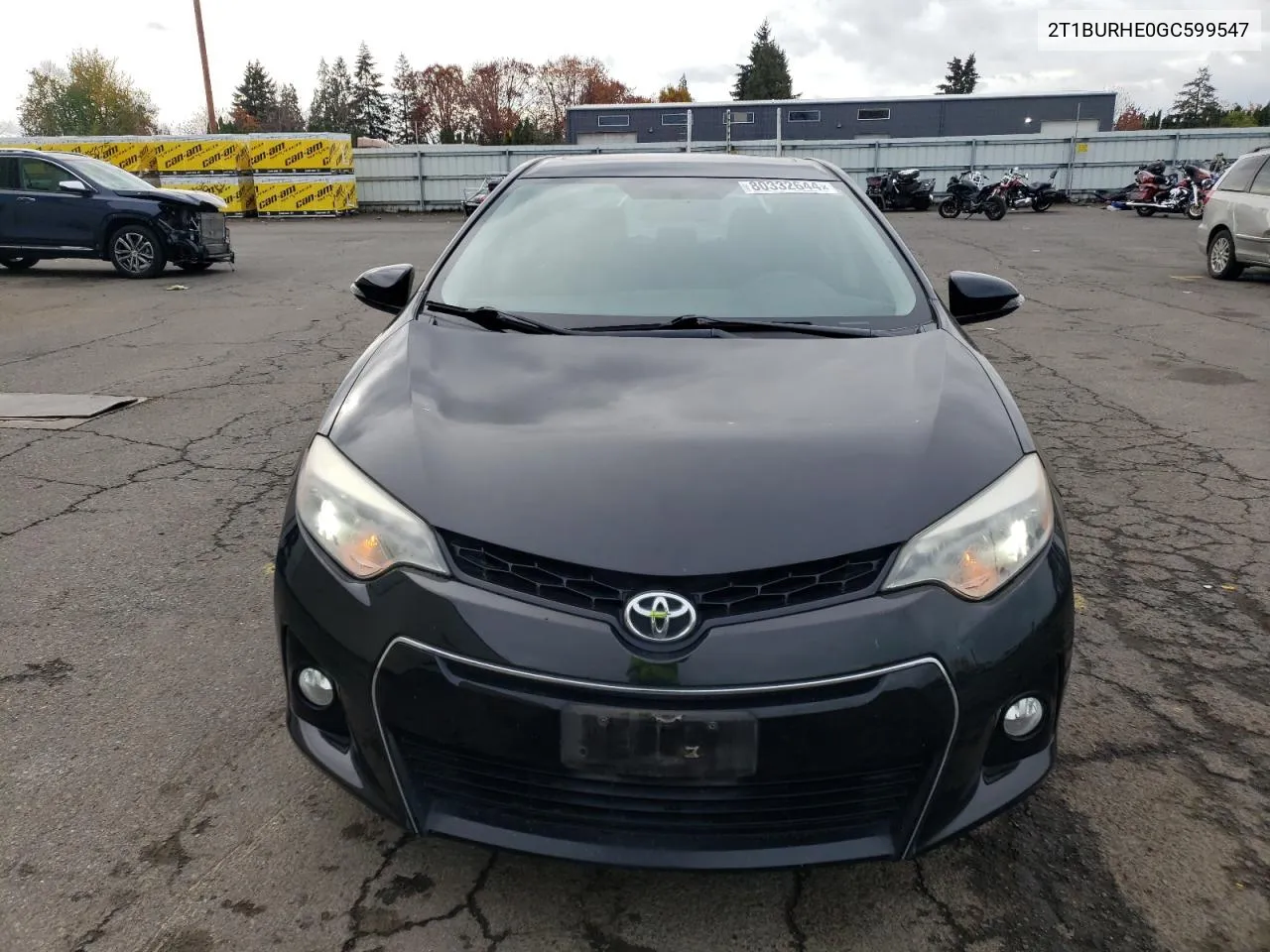 2016 Toyota Corolla L VIN: 2T1BURHE0GC599547 Lot: 80332644