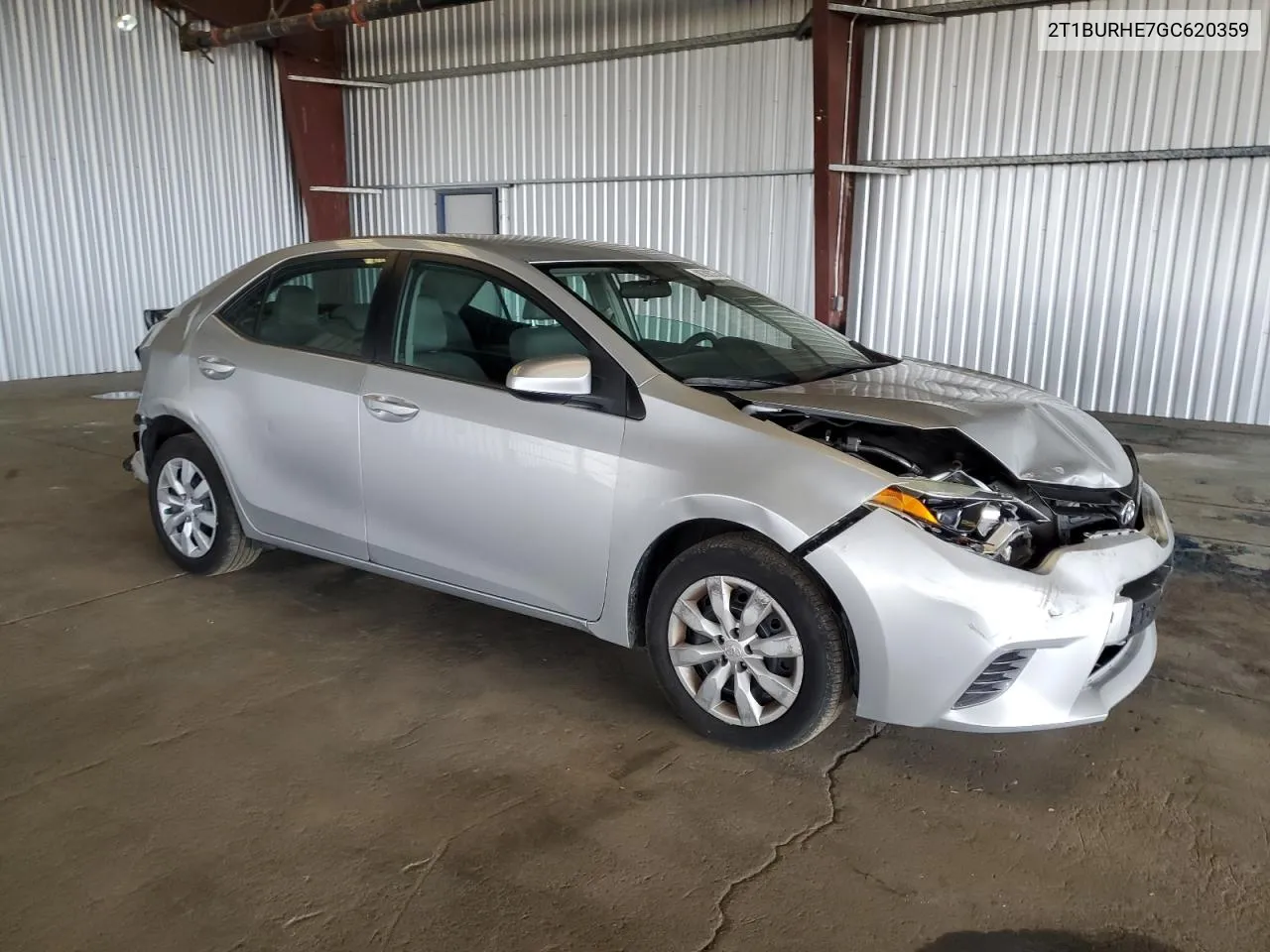 2016 Toyota Corolla L VIN: 2T1BURHE7GC620359 Lot: 80392224