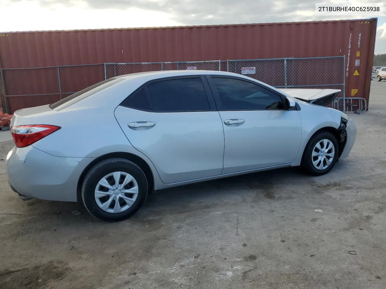 2016 Toyota Corolla L VIN: 2T1BURHE4GC625938 Lot: 80456494