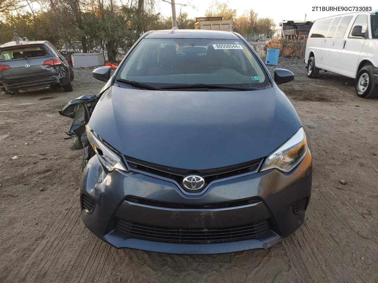 2016 Toyota Corolla L VIN: 2T1BURHE9GC733083 Lot: 80550544