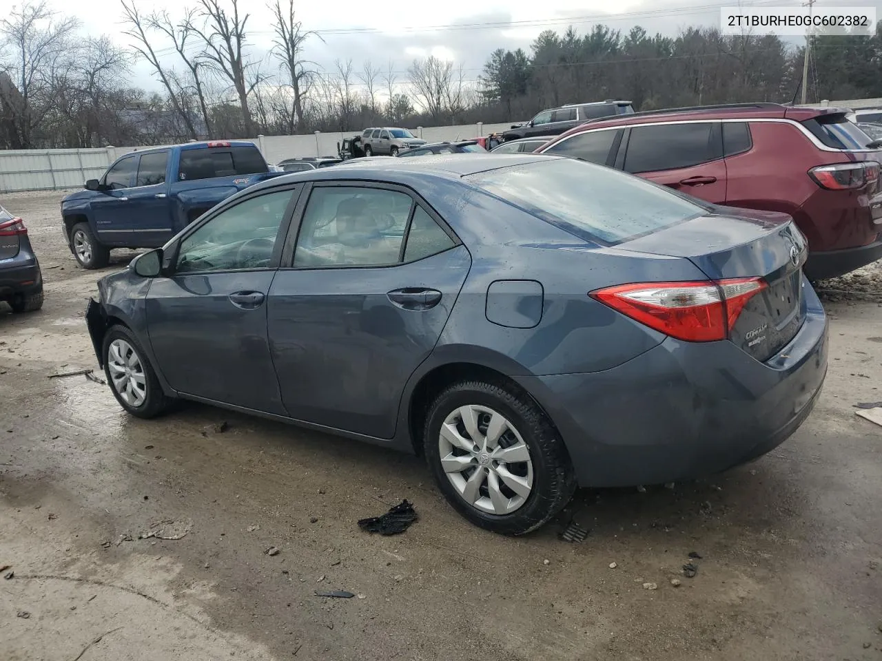 2016 Toyota Corolla L VIN: 2T1BURHE0GC602382 Lot: 80667004