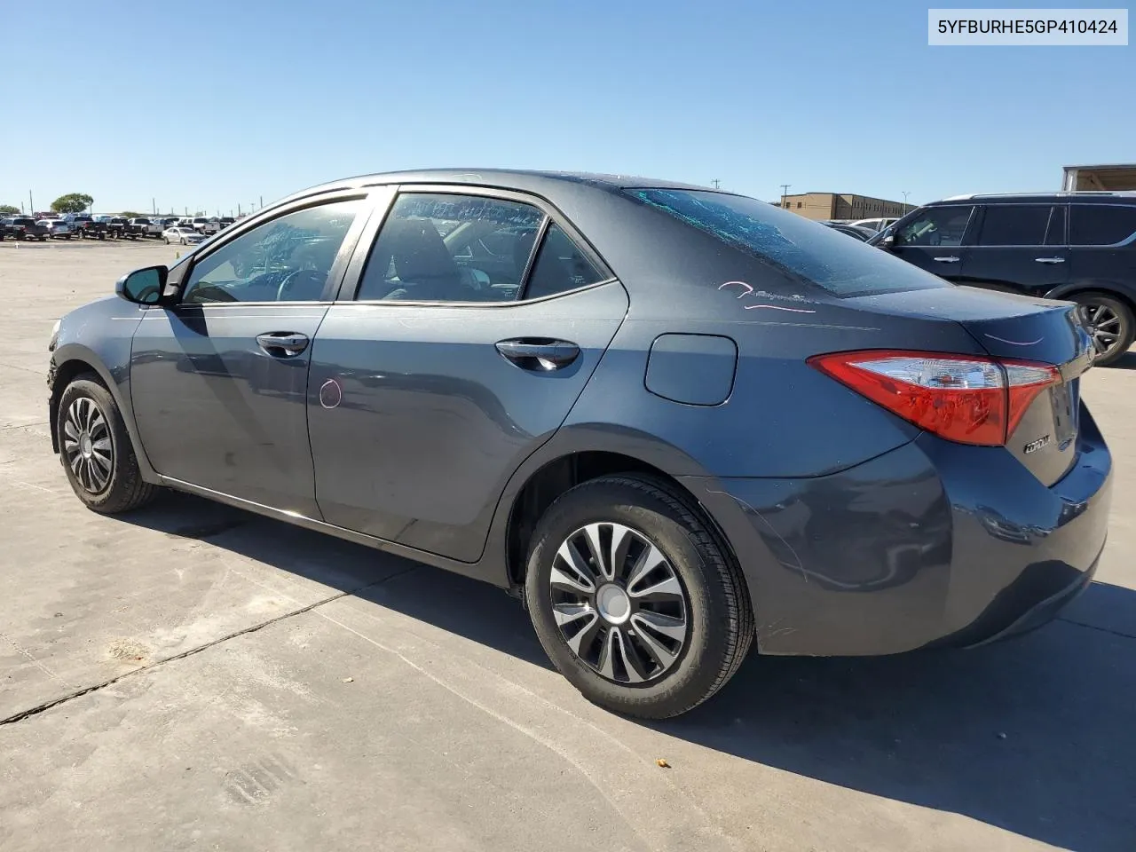 2016 Toyota Corolla L VIN: 5YFBURHE5GP410424 Lot: 80692134