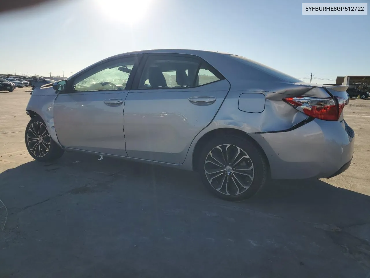 2016 Toyota Corolla L VIN: 5YFBURHE8GP512722 Lot: 80723014