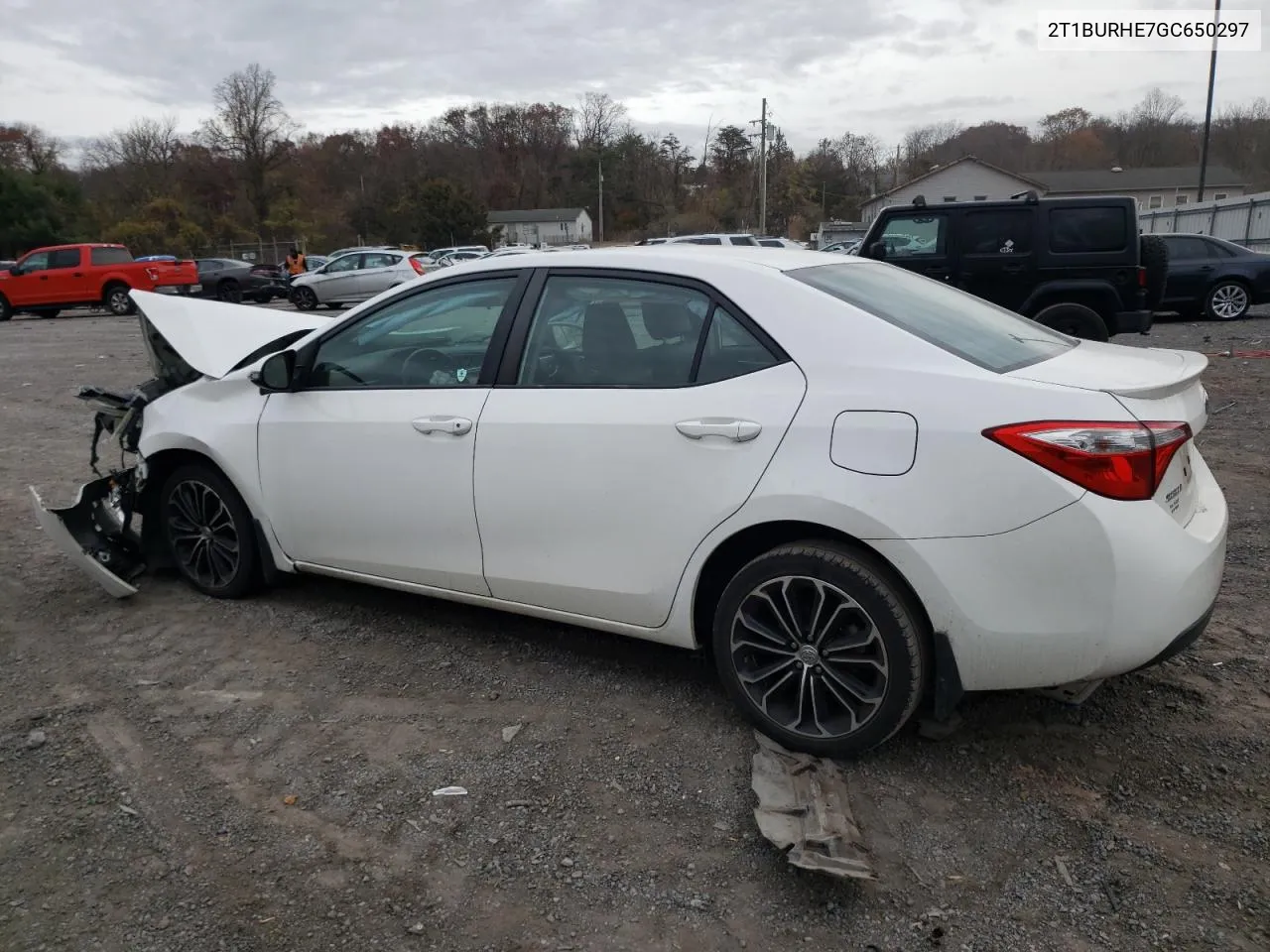 2016 Toyota Corolla L VIN: 2T1BURHE7GC650297 Lot: 80732294