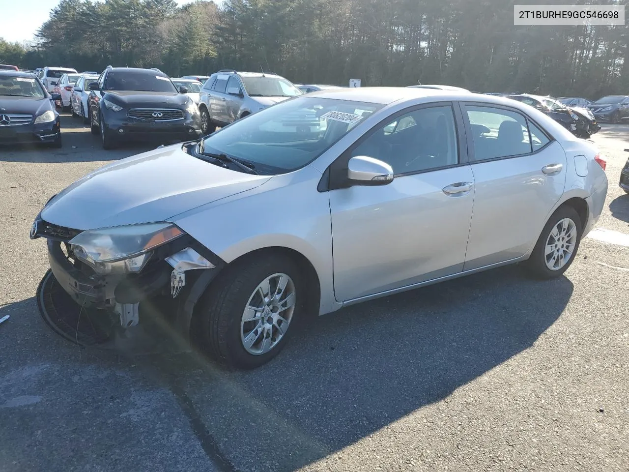 2016 Toyota Corolla L VIN: 2T1BURHE9GC546698 Lot: 80820204