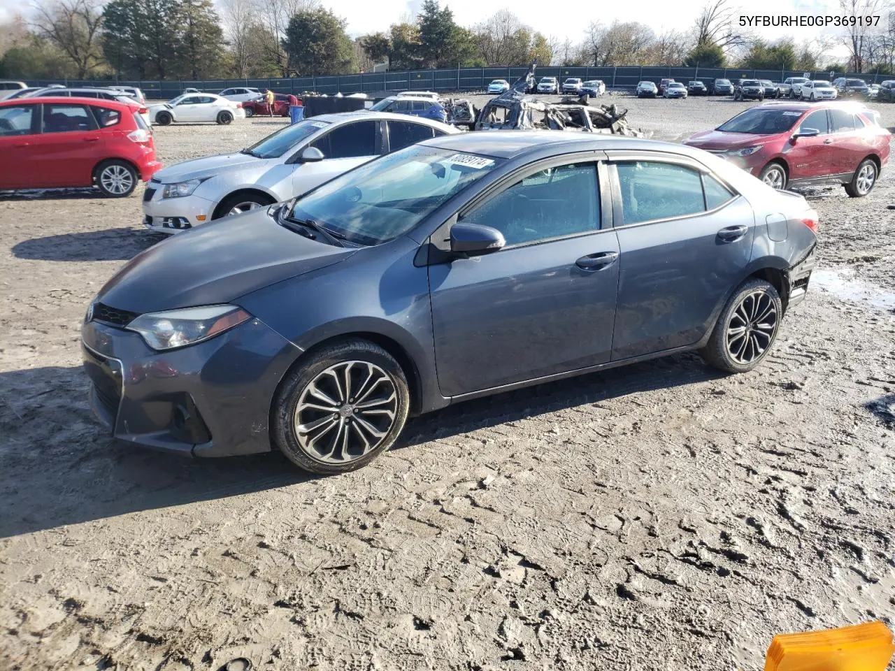 2016 Toyota Corolla L VIN: 5YFBURHE0GP369197 Lot: 80829174