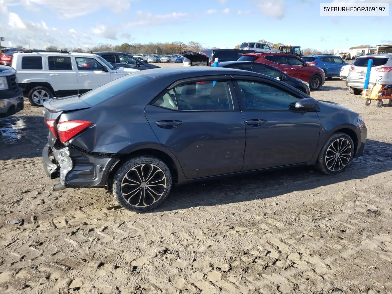 2016 Toyota Corolla L VIN: 5YFBURHE0GP369197 Lot: 80829174