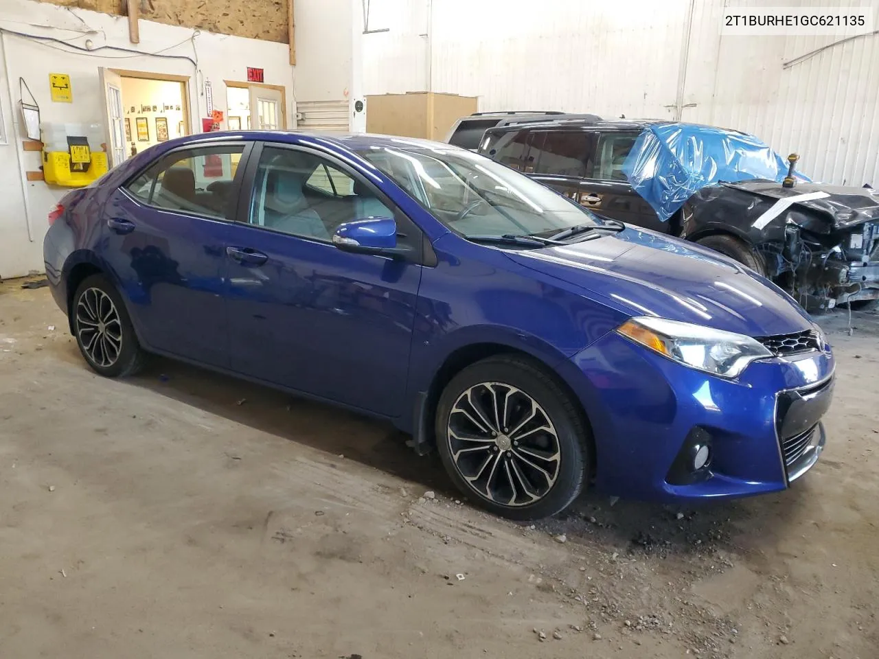 2016 Toyota Corolla L VIN: 2T1BURHE1GC621135 Lot: 81036744