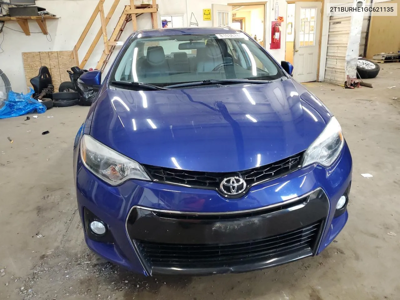 2016 Toyota Corolla L VIN: 2T1BURHE1GC621135 Lot: 81036744