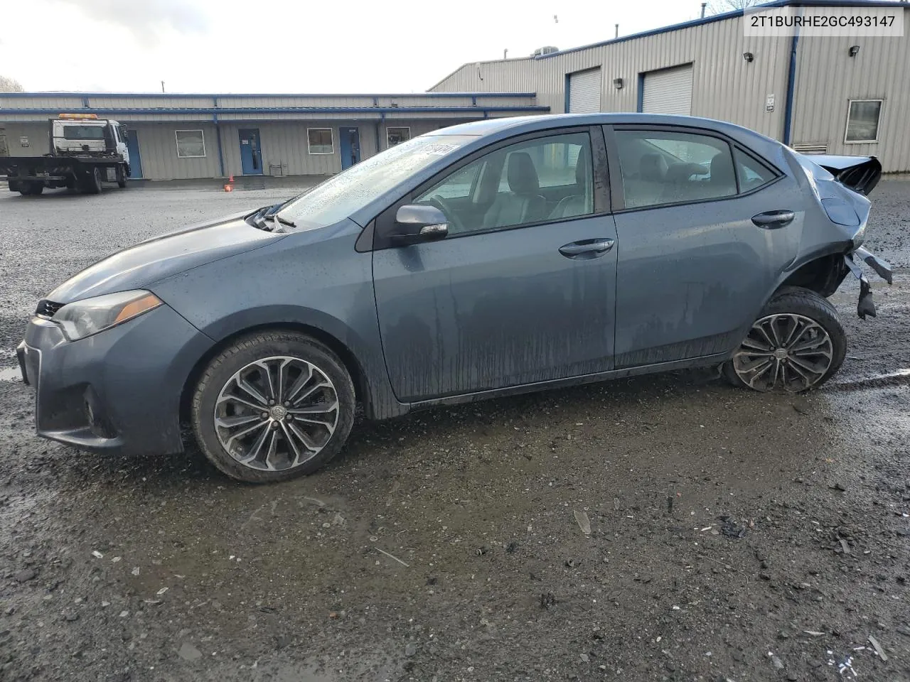 2016 Toyota Corolla L VIN: 2T1BURHE2GC493147 Lot: 81374914