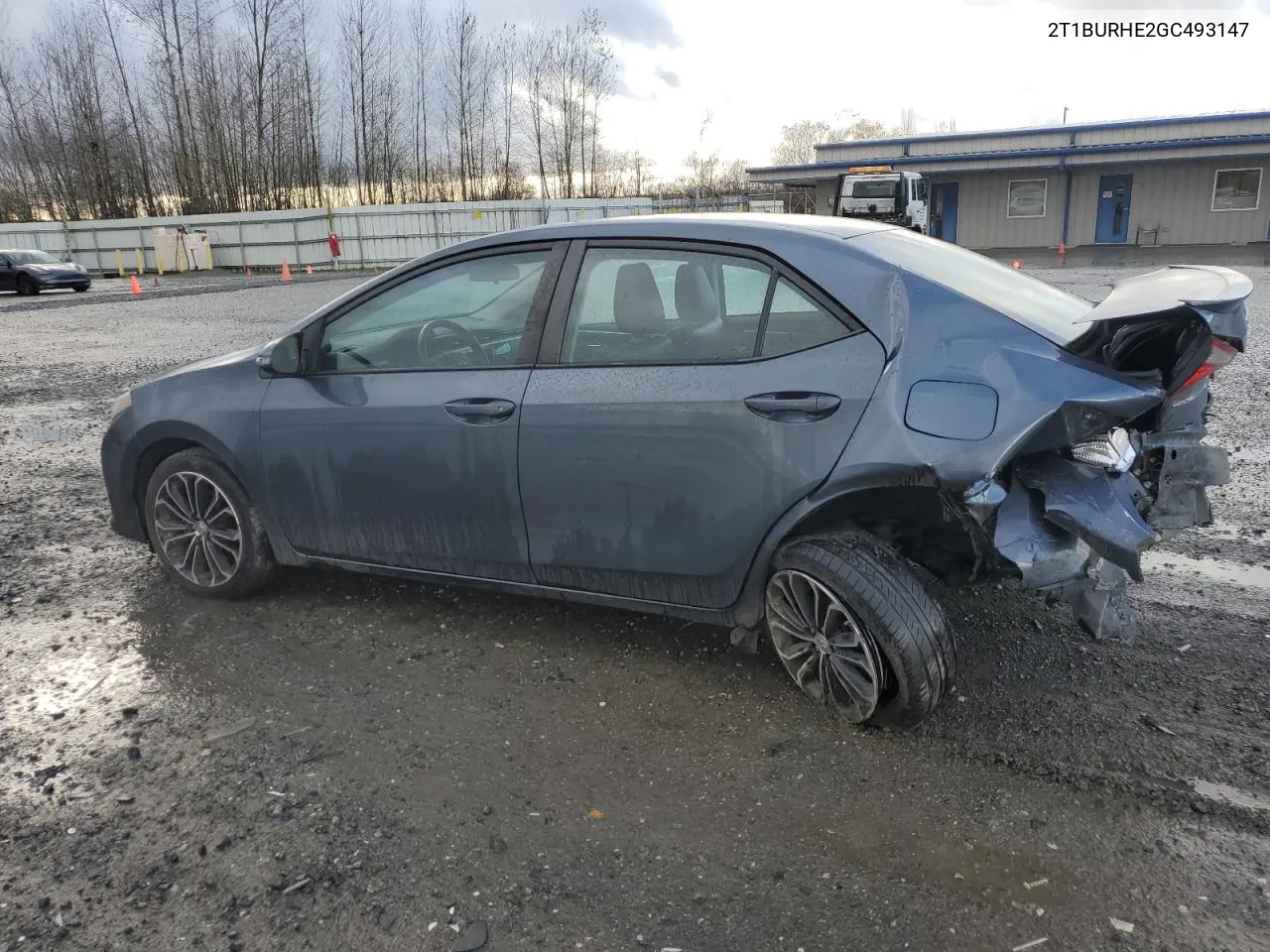 2016 Toyota Corolla L VIN: 2T1BURHE2GC493147 Lot: 81374914