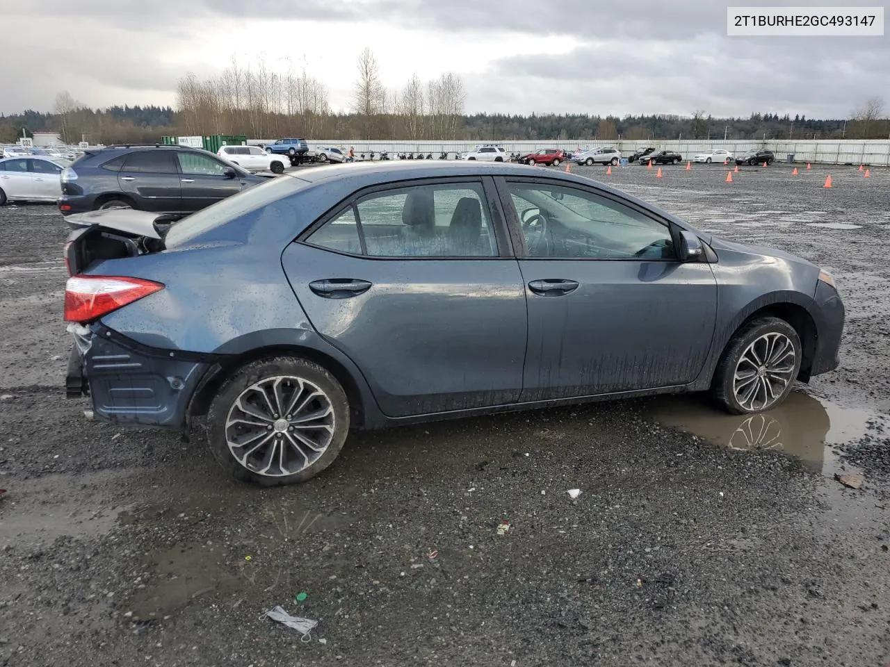 2016 Toyota Corolla L VIN: 2T1BURHE2GC493147 Lot: 81374914