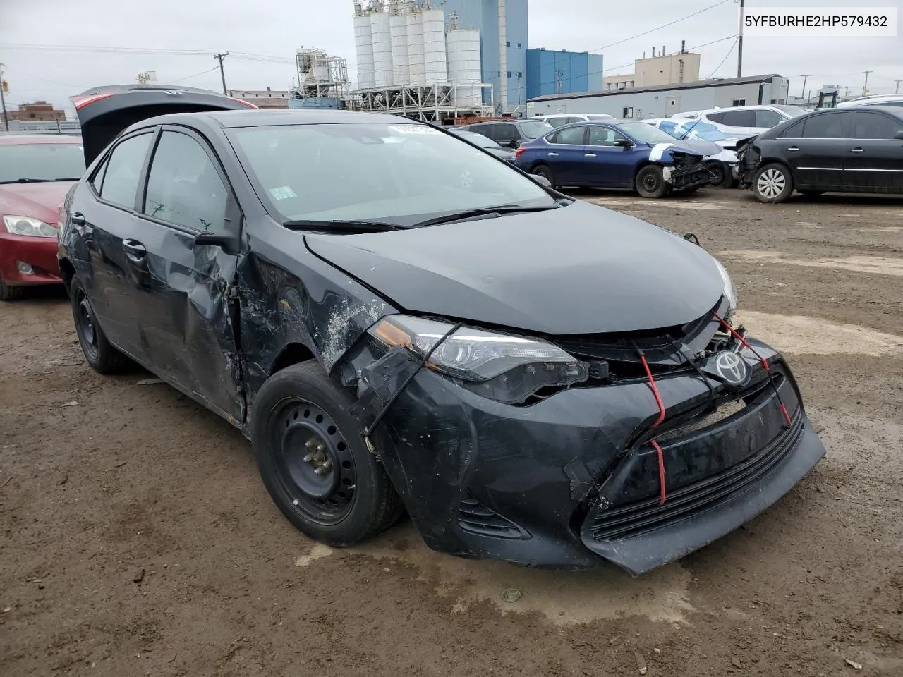 2017 Toyota Corolla L VIN: 5YFBURHE2HP579432 Lot: 44627334