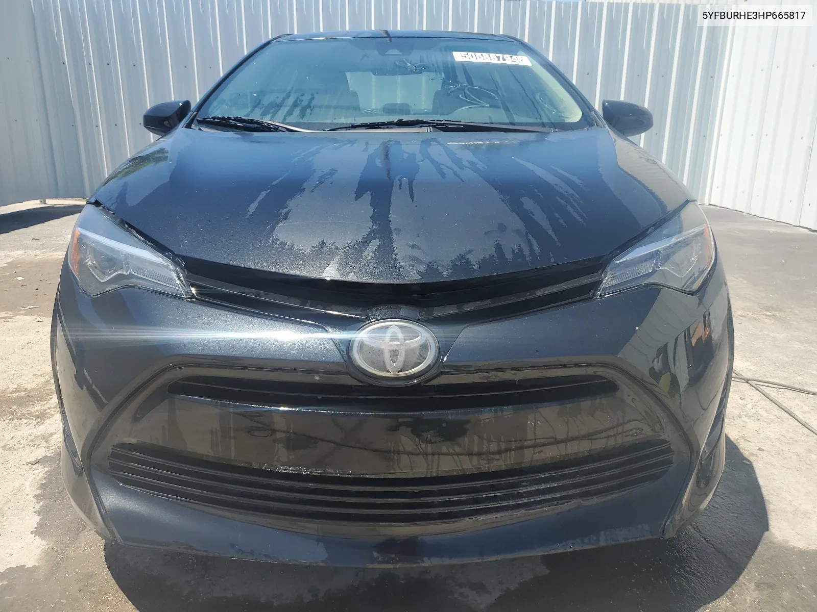 2017 Toyota Corolla L VIN: 5YFBURHE3HP665817 Lot: 50588794