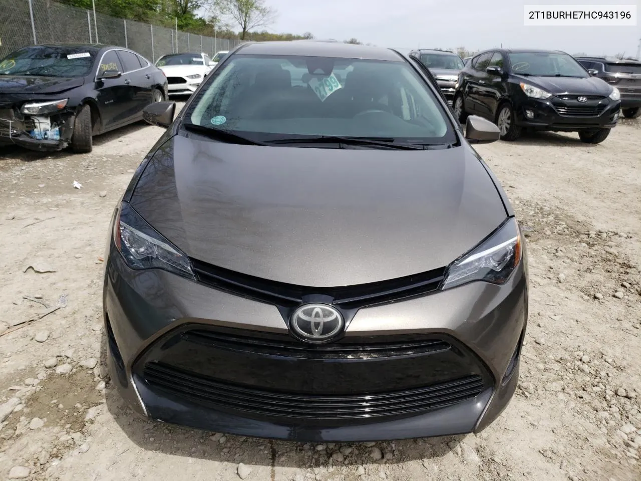 2017 Toyota Corolla L VIN: 2T1BURHE7HC943196 Lot: 51527624