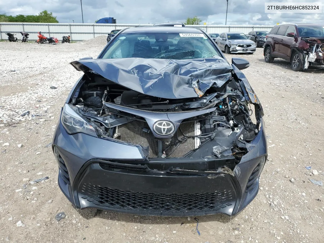 2017 Toyota Corolla L VIN: 2T1BURHE6HC852324 Lot: 53569394