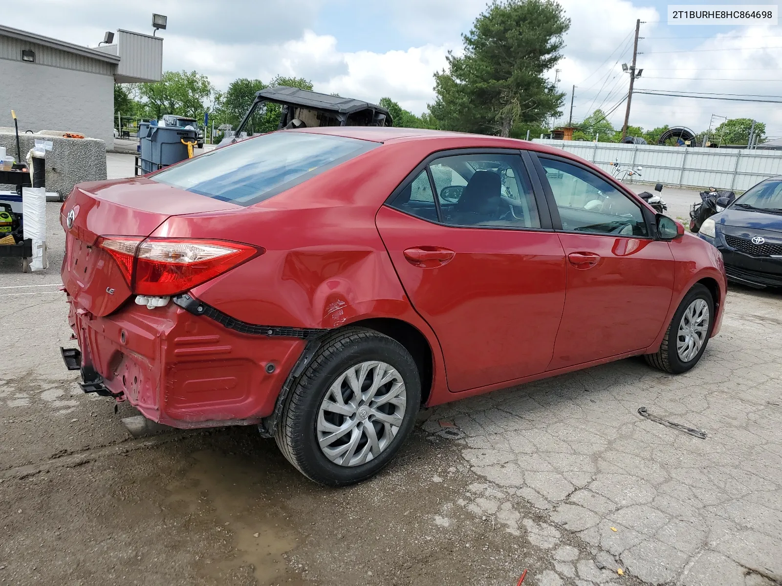 2017 Toyota Corolla L VIN: 2T1BURHE8HC864698 Lot: 54621324