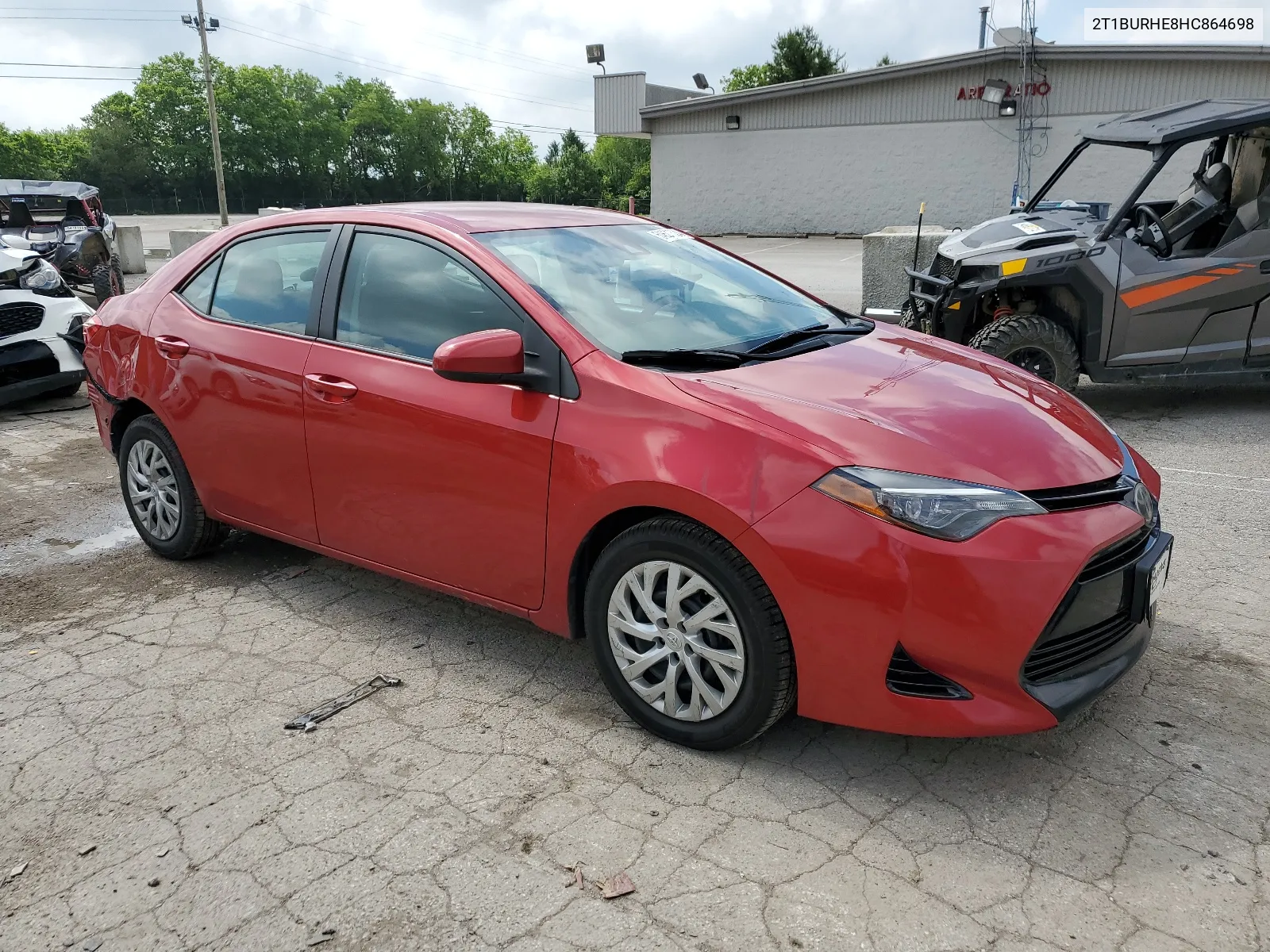 2017 Toyota Corolla L VIN: 2T1BURHE8HC864698 Lot: 54621324