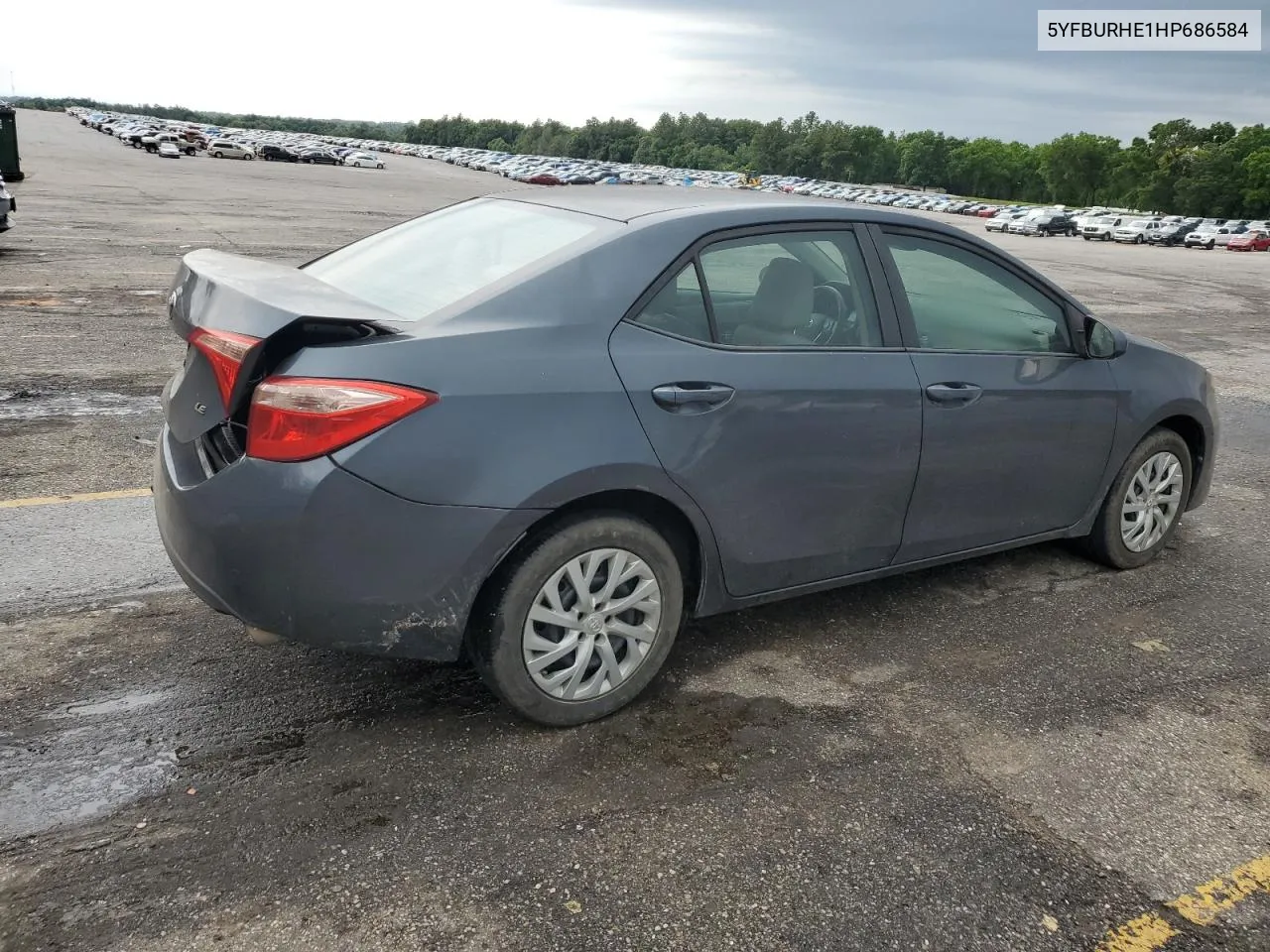 2017 Toyota Corolla L VIN: 5YFBURHE1HP686584 Lot: 54621884