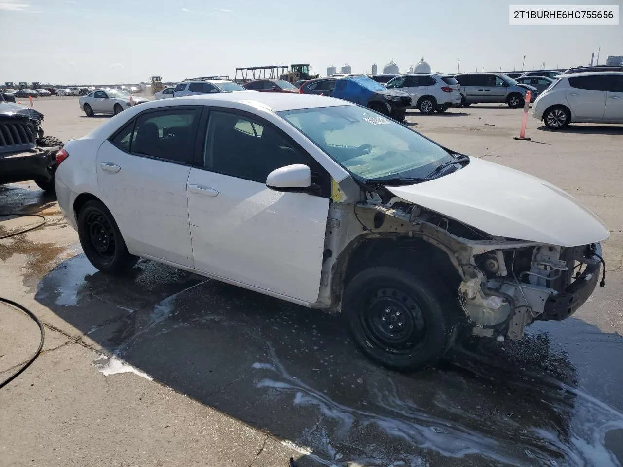 2017 Toyota Corolla L VIN: 2T1BURHE6HC755656 Lot: 55094084