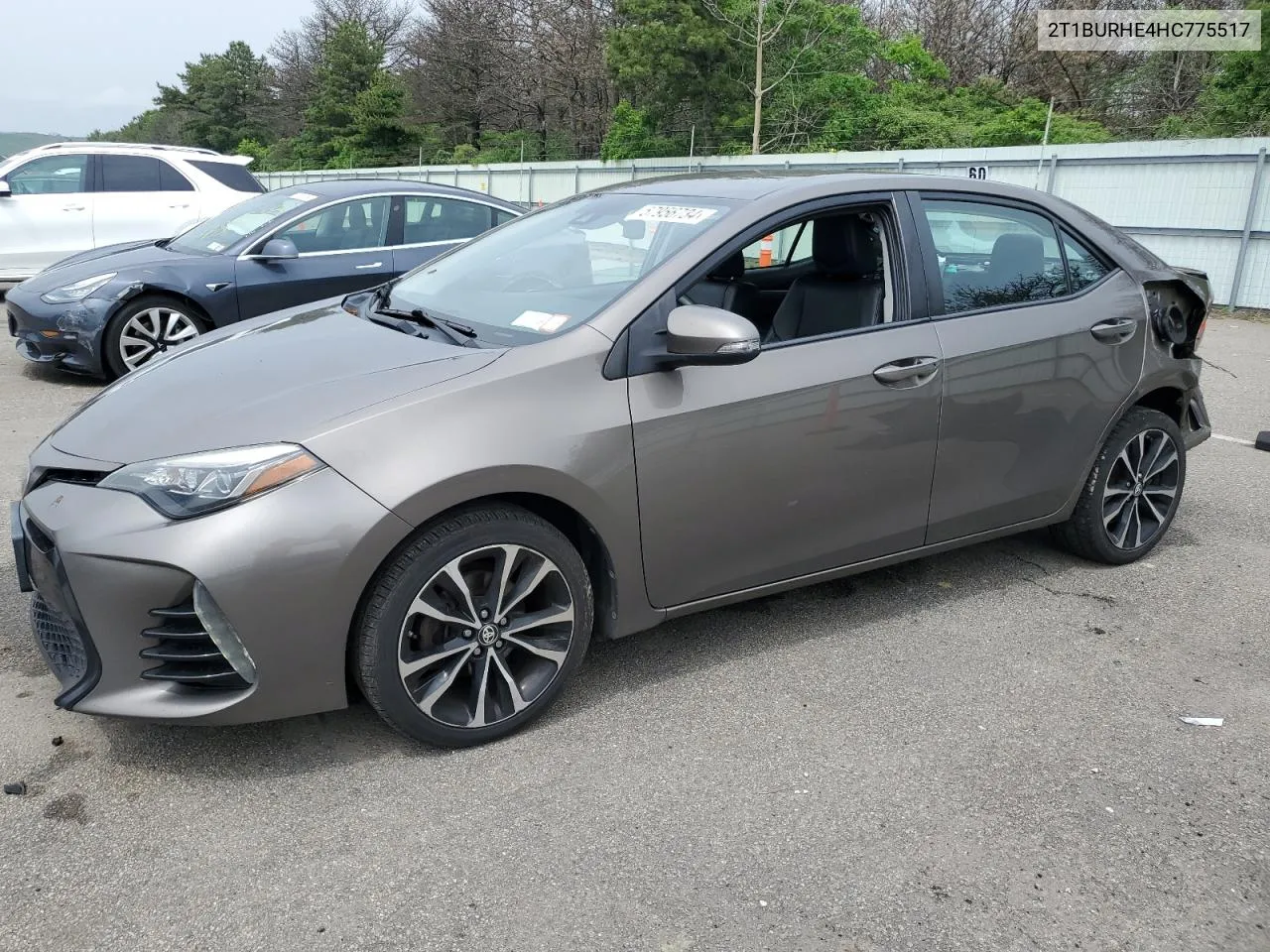 2017 Toyota Corolla L VIN: 2T1BURHE4HC775517 Lot: 57956734