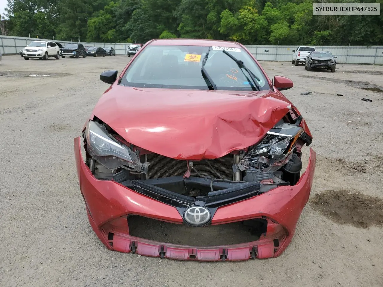 5YFBURHEXHP647525 2017 Toyota Corolla L