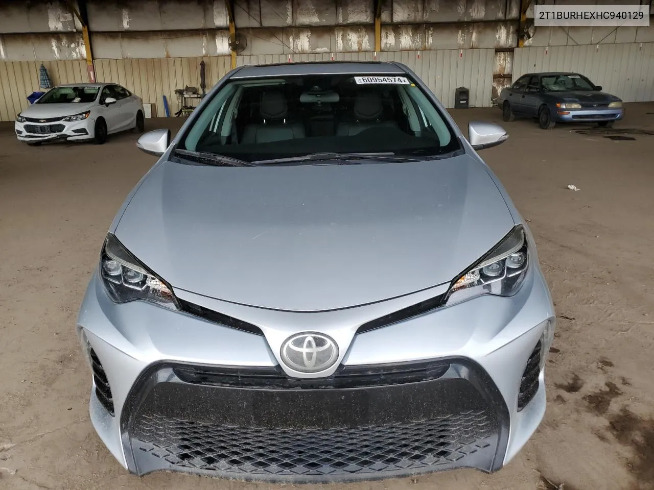 2017 Toyota Corolla L VIN: 2T1BURHEXHC940129 Lot: 60954574