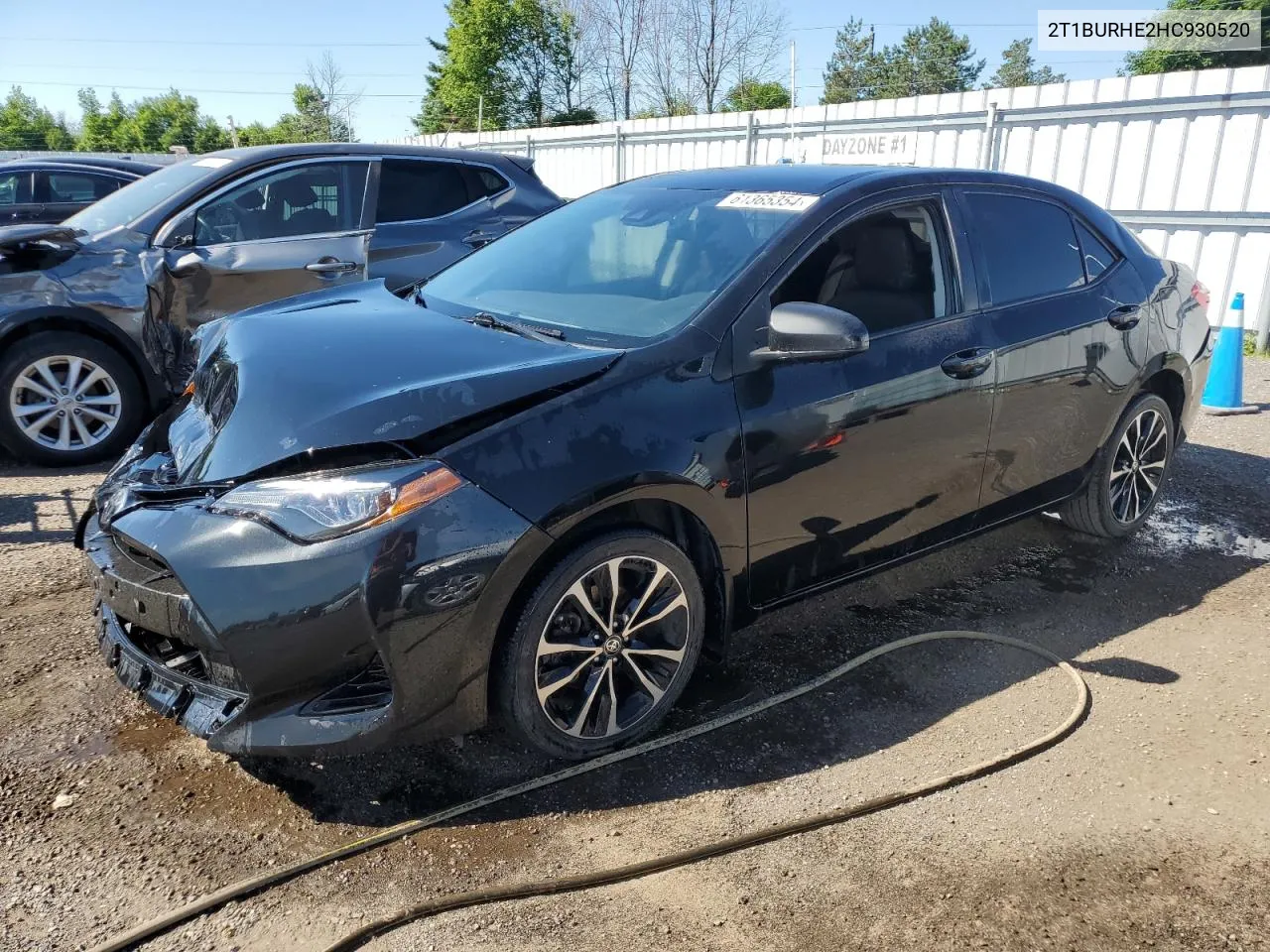 2017 Toyota Corolla L VIN: 2T1BURHE2HC930520 Lot: 61365354