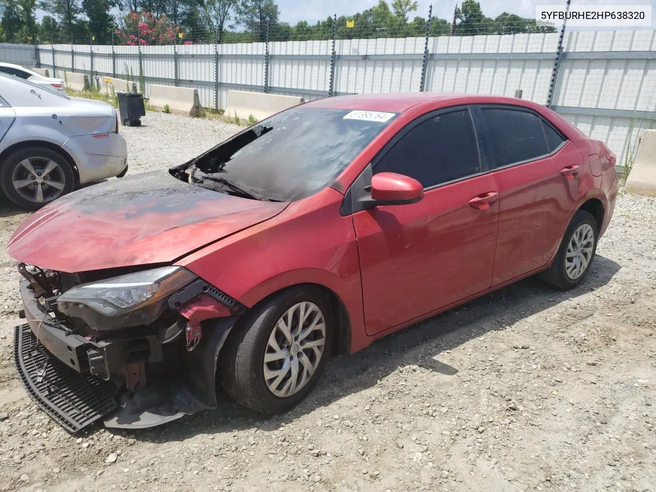 2017 Toyota Corolla L VIN: 5YFBURHE2HP638320 Lot: 61395764