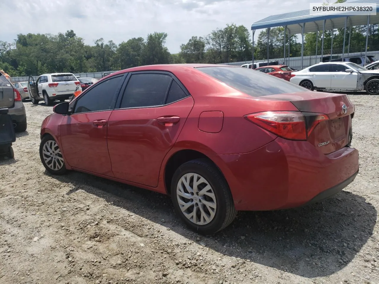 2017 Toyota Corolla L VIN: 5YFBURHE2HP638320 Lot: 61395764