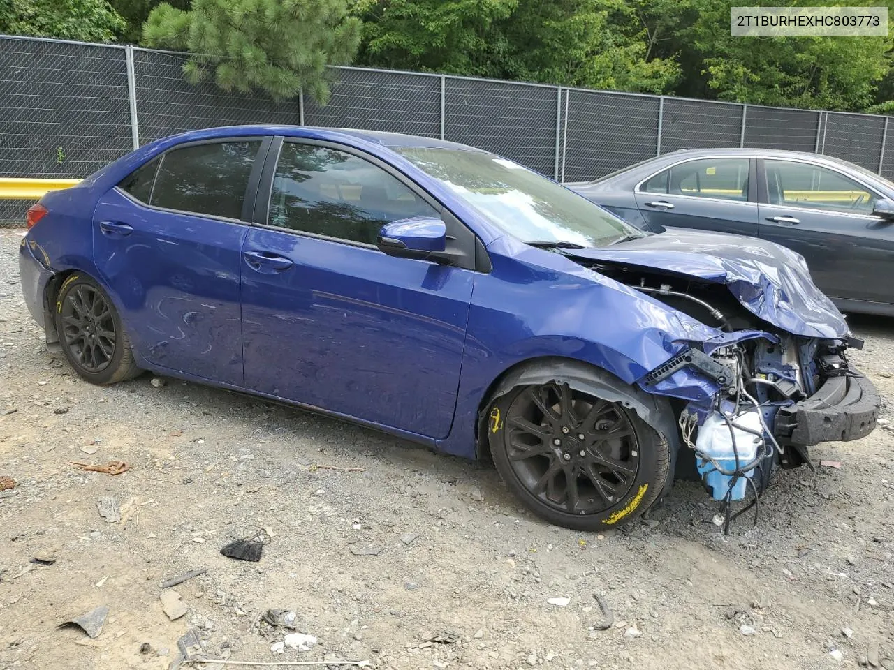 2T1BURHEXHC803773 2017 Toyota Corolla L