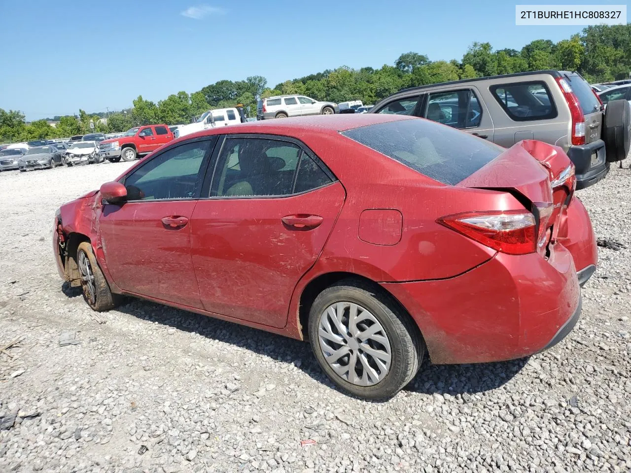 2017 Toyota Corolla L VIN: 2T1BURHE1HC808327 Lot: 61956894