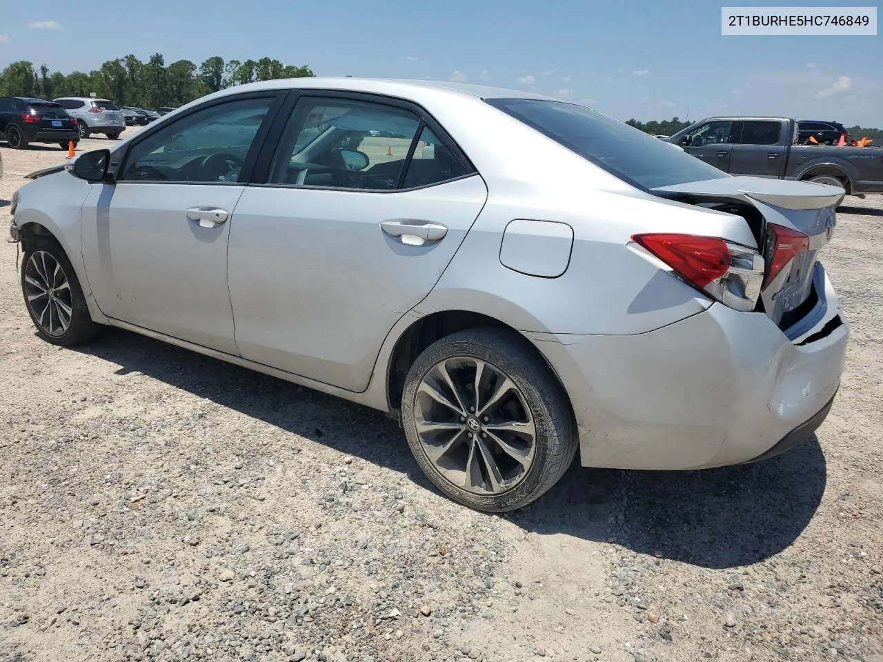 2017 Toyota Corolla L VIN: 2T1BURHE5HC746849 Lot: 62331134