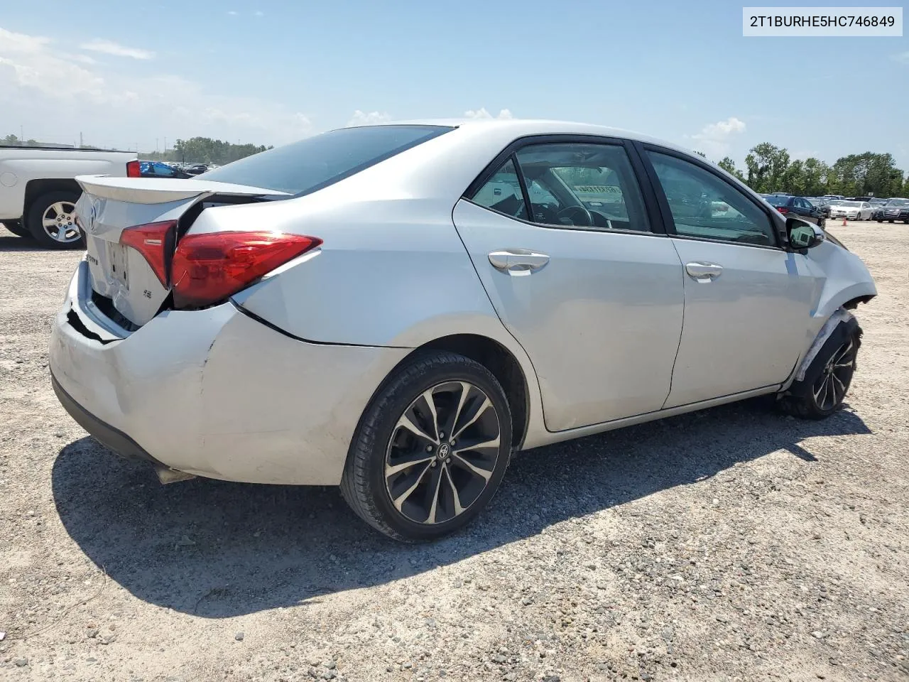 2017 Toyota Corolla L VIN: 2T1BURHE5HC746849 Lot: 62331134