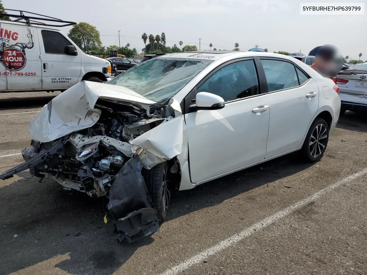 5YFBURHE7HP639799 2017 Toyota Corolla L