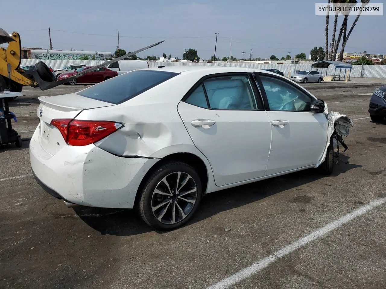 2017 Toyota Corolla L VIN: 5YFBURHE7HP639799 Lot: 62690034