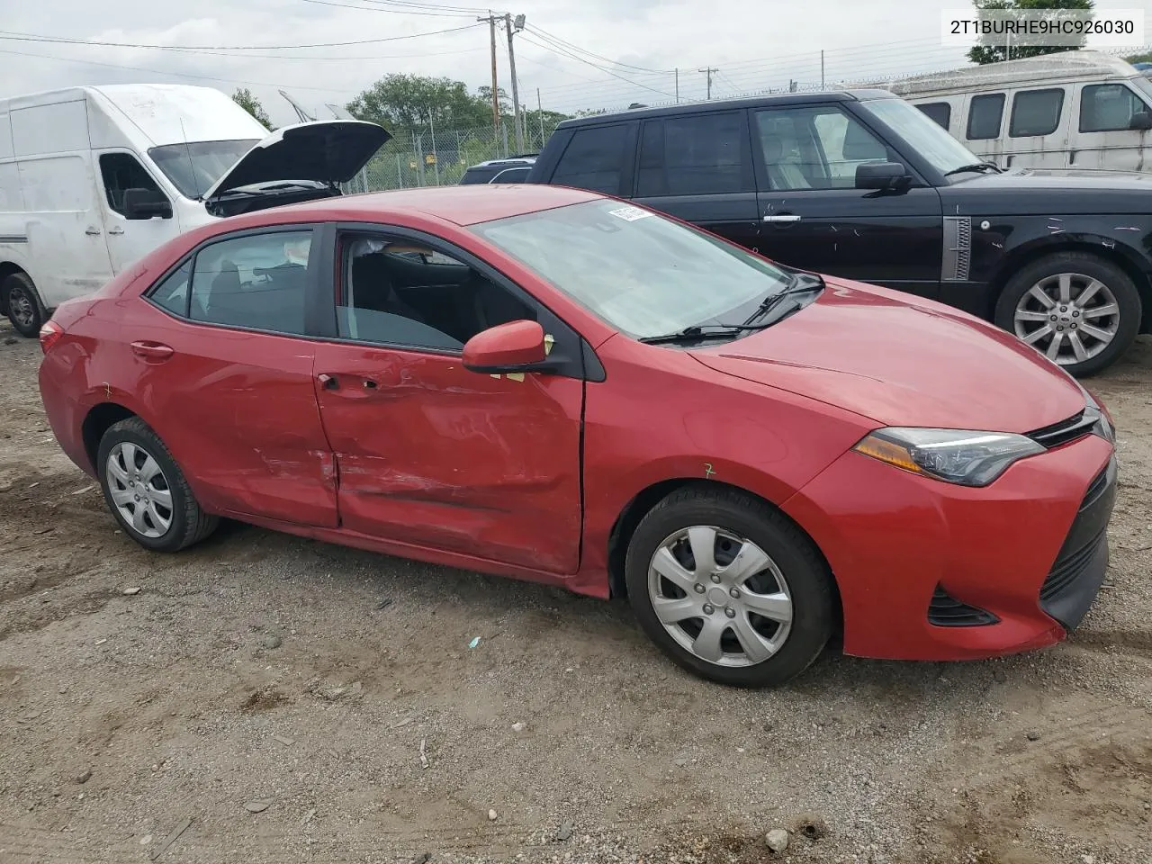 2017 Toyota Corolla L VIN: 2T1BURHE9HC926030 Lot: 63716654