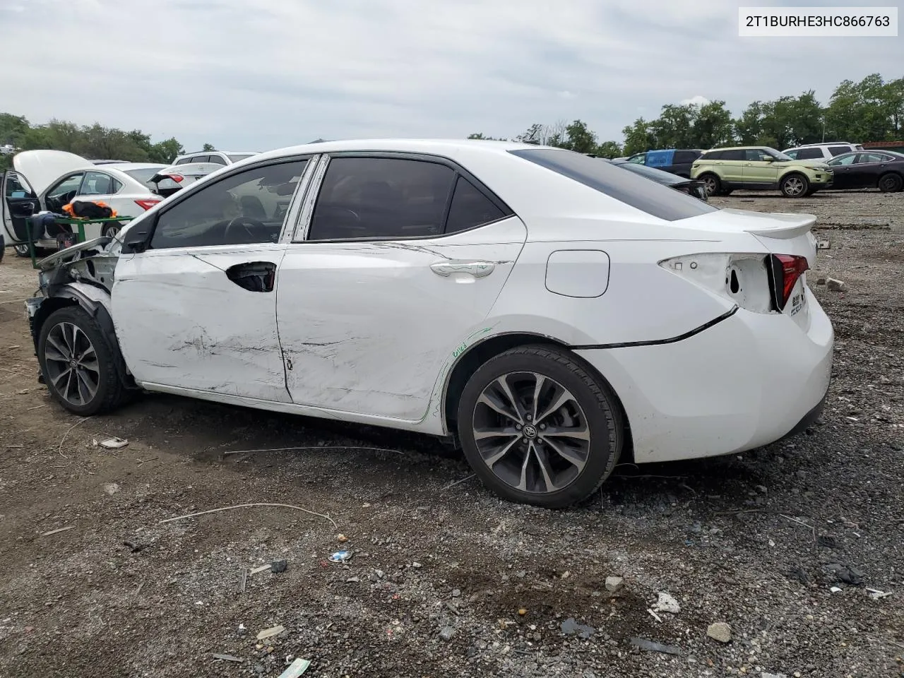 2017 Toyota Corolla L VIN: 2T1BURHE3HC866763 Lot: 64220124