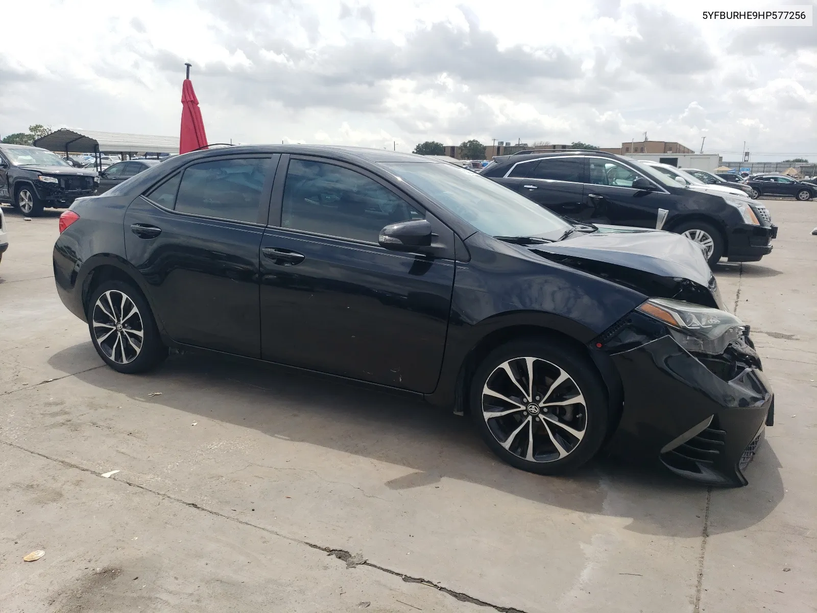 2017 Toyota Corolla L VIN: 5YFBURHE9HP577256 Lot: 64322254