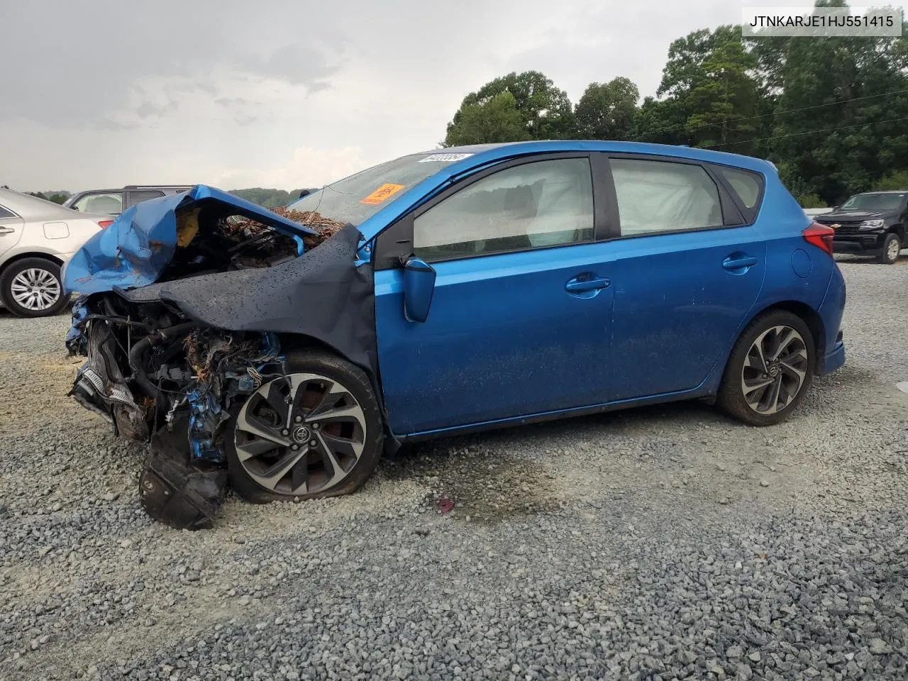 2017 Toyota Corolla Im VIN: JTNKARJE1HJ551415 Lot: 64323354