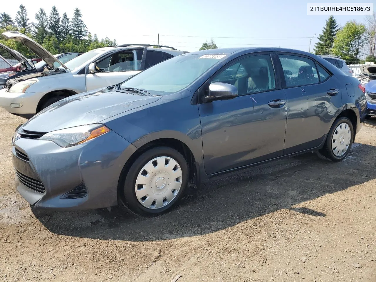 2017 Toyota Corolla L VIN: 2T1BURHE4HC818673 Lot: 64675854