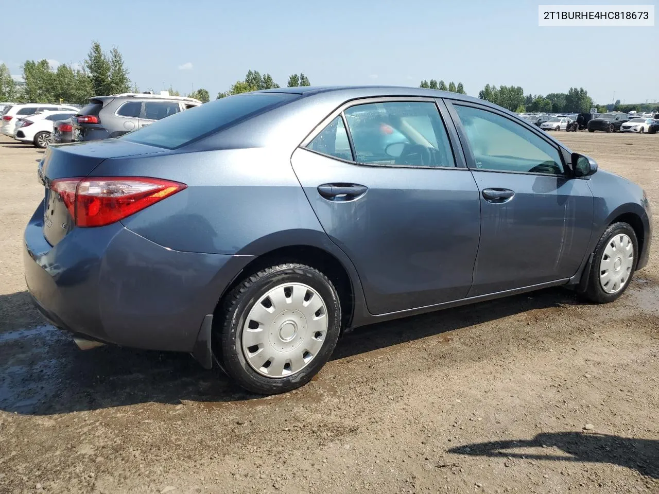 2017 Toyota Corolla L VIN: 2T1BURHE4HC818673 Lot: 64675854