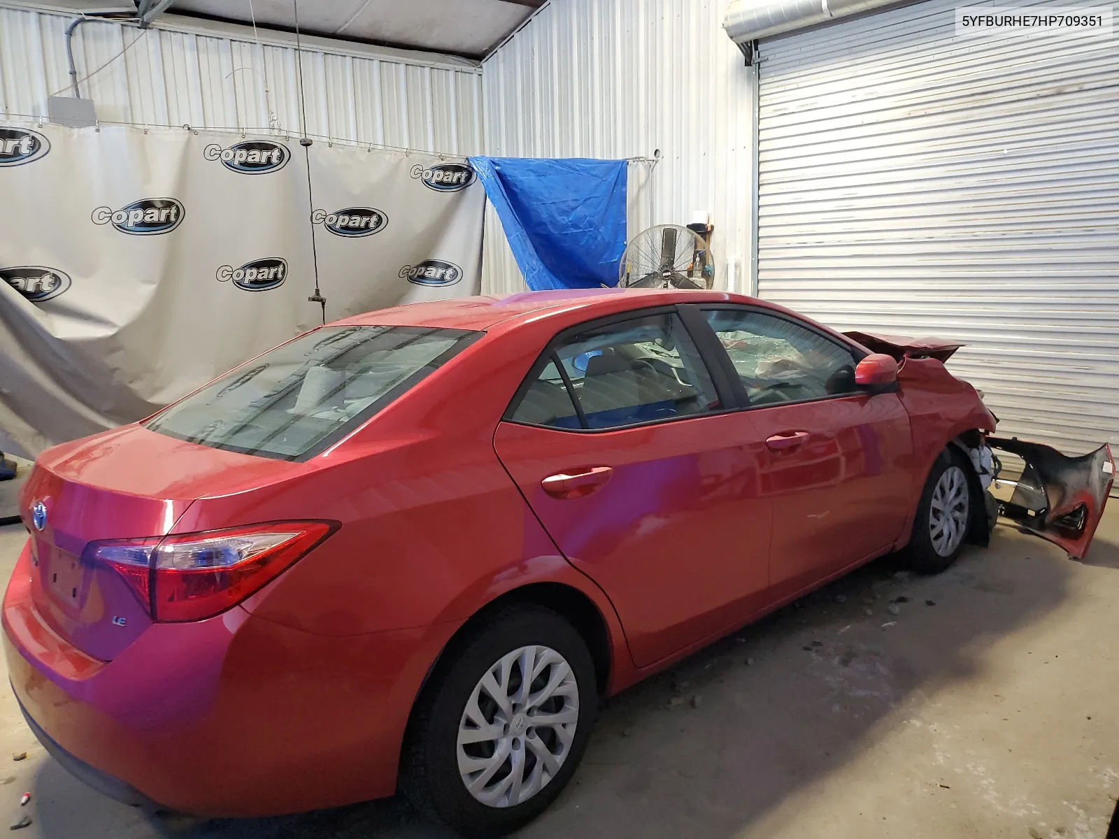 2017 Toyota Corolla L VIN: 5YFBURHE7HP709351 Lot: 64961554